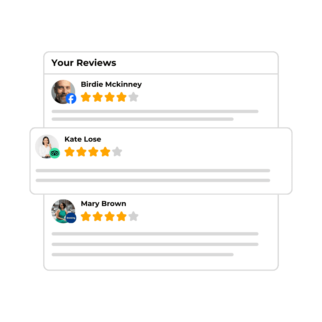 Manage your all your reviews in one place